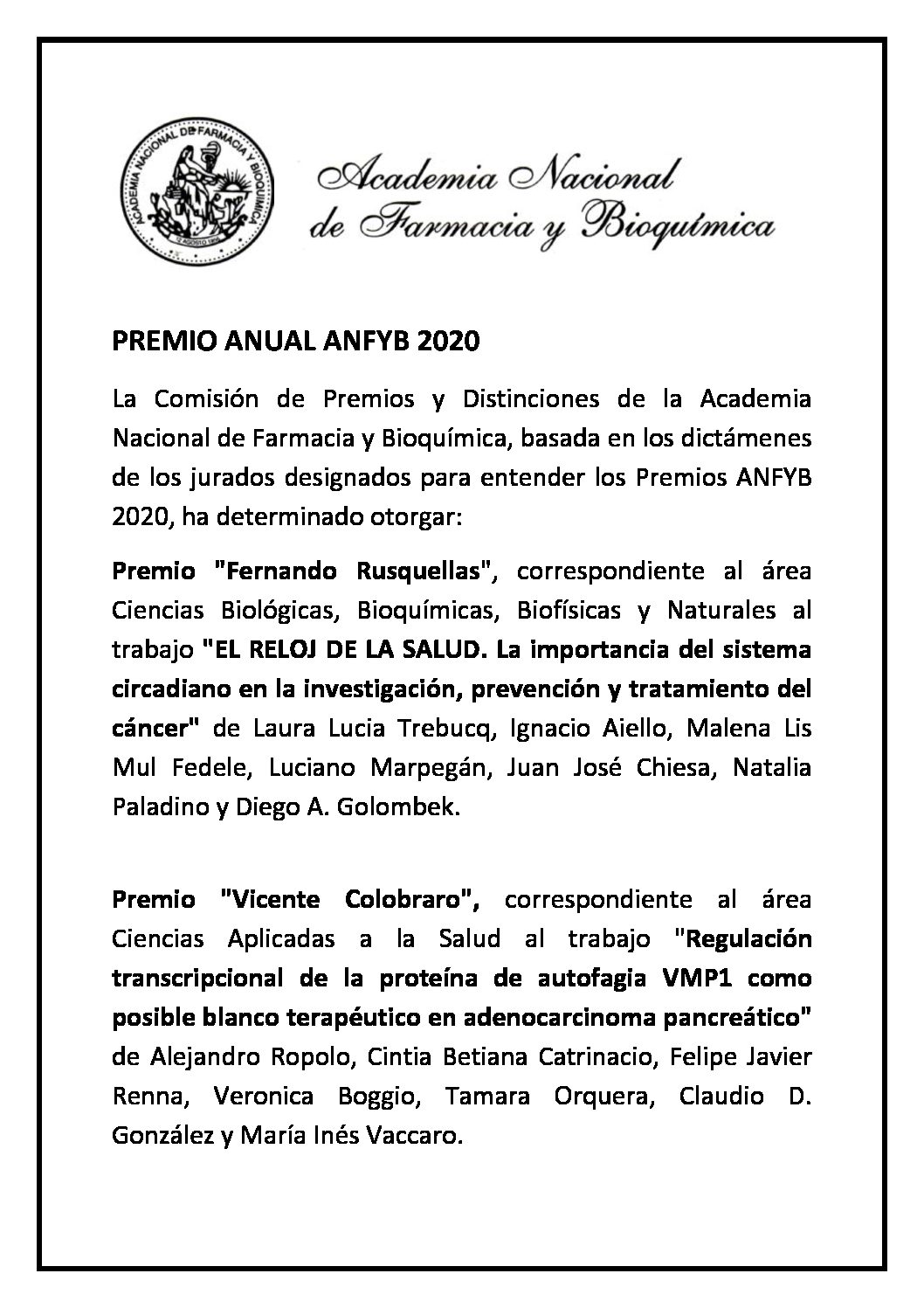DICTAMEN WEB PREMIOS 2020