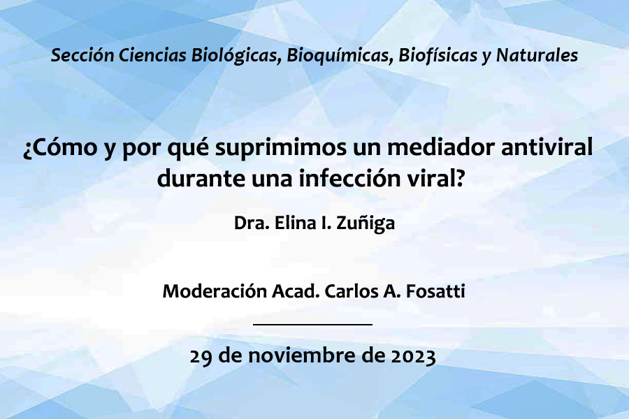 ¿Cómo y por qué suprimimos un mediador antiviral durante una infección viral?)