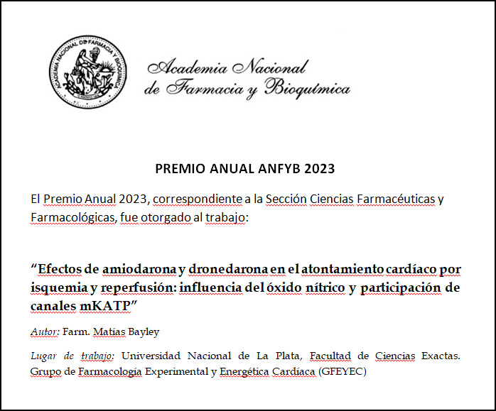 Premio Anual ANFYB 2023