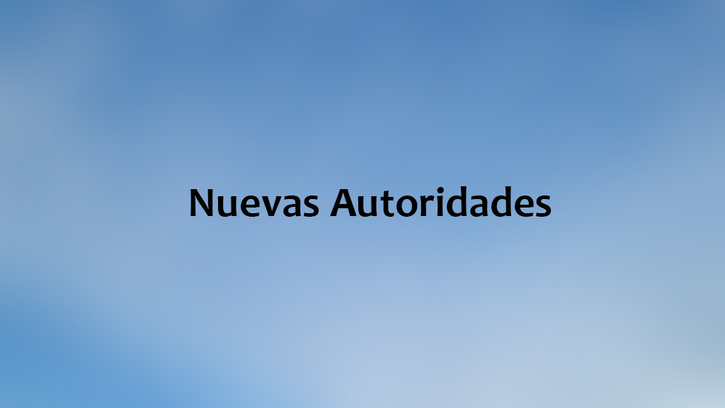 Nuevas Autoridades