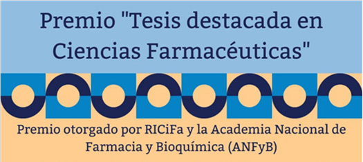 Premio “Tesis destacada en Ciencias Farmacéuticas”