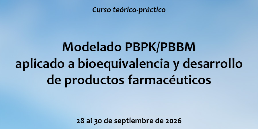 Modelado PBPK/PBBM aplicado a bioequivalencia y desarrollo de productos farmacéuticos